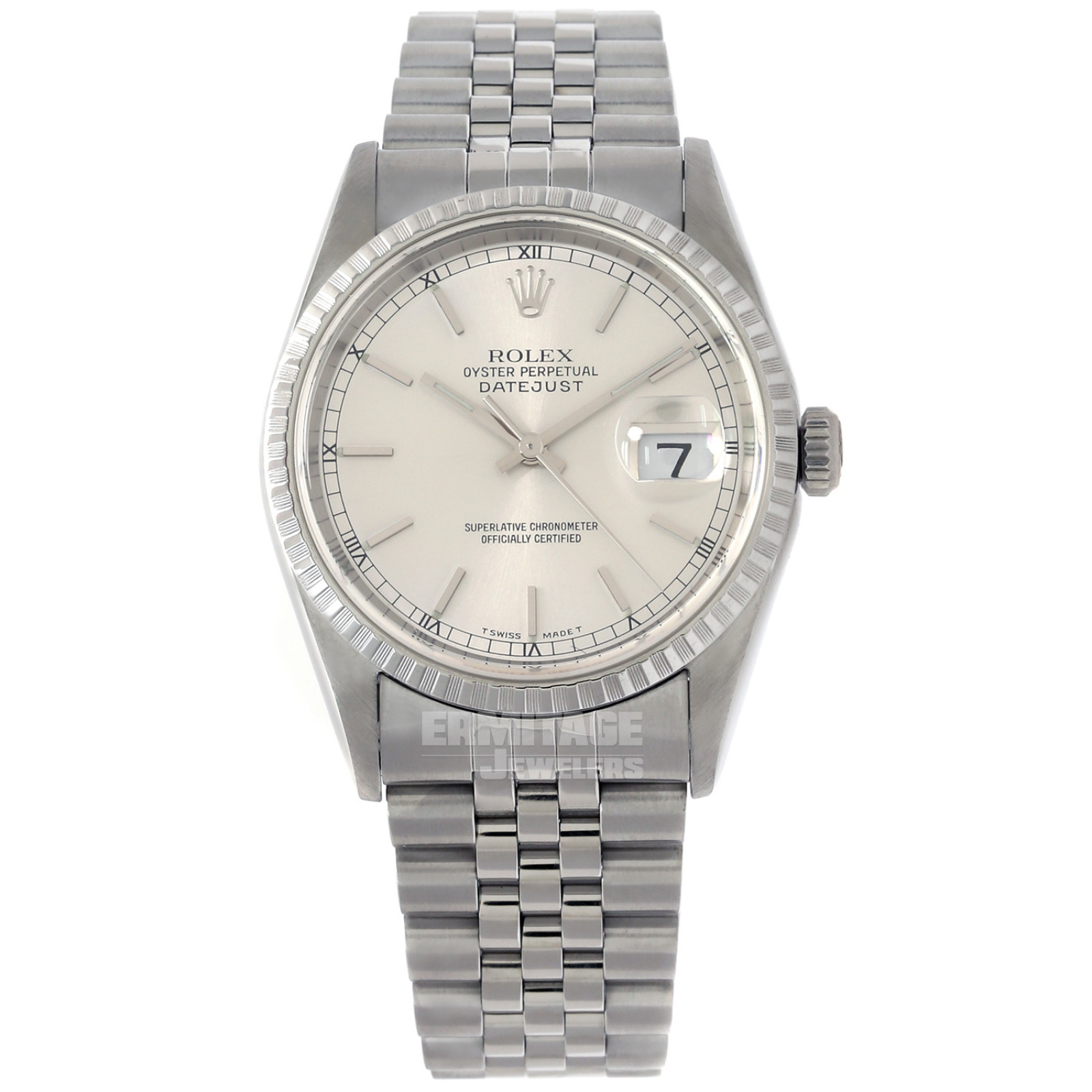 Used Rolex Datejust 16220 with Steel Dial