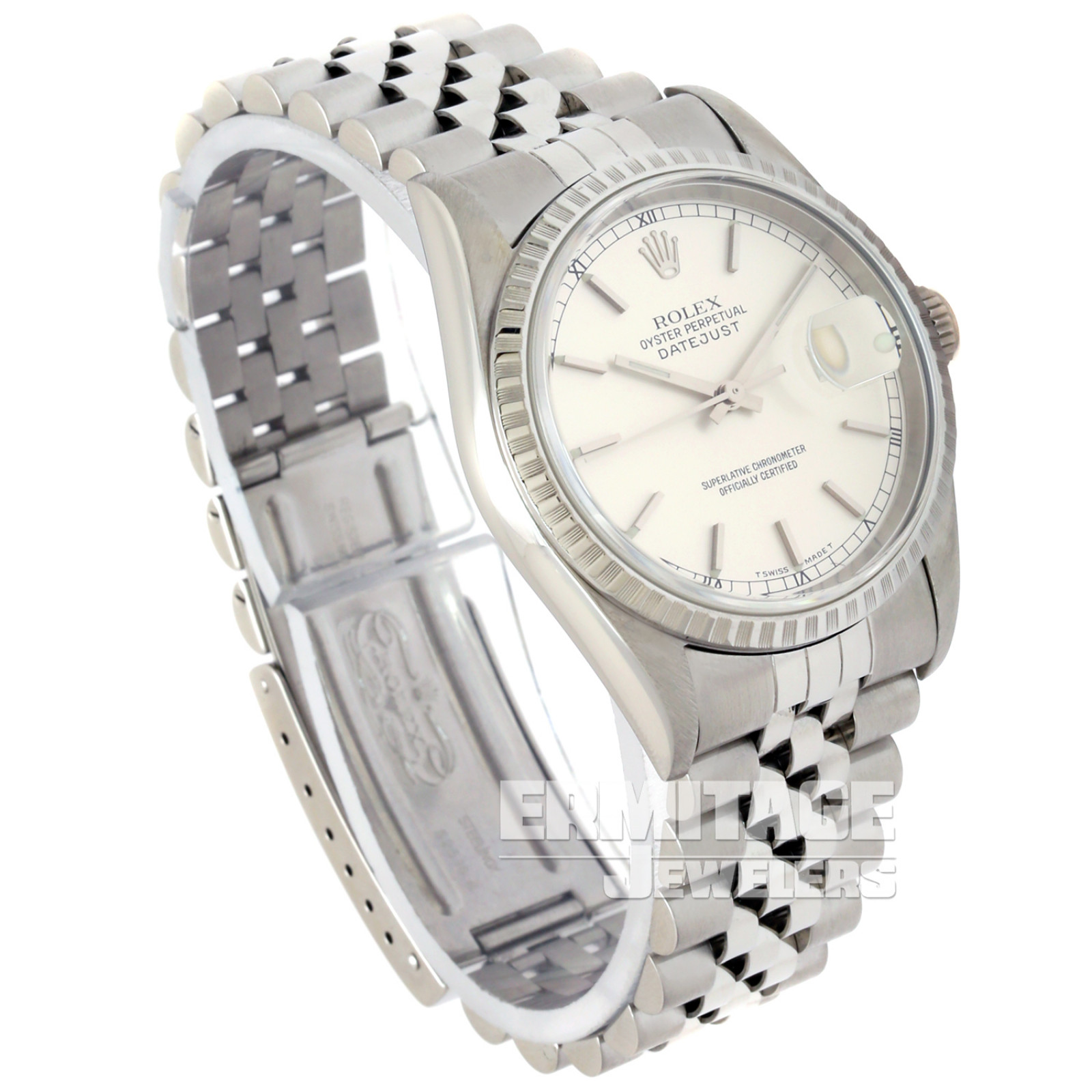 Used Rolex Datejust 16220 with Steel Dial