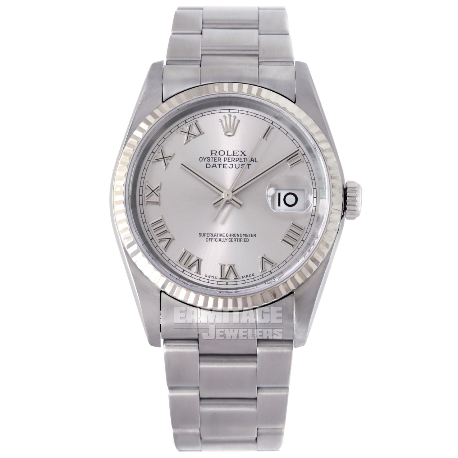 Rolex Datejust 16234 Steel with Silver Roman