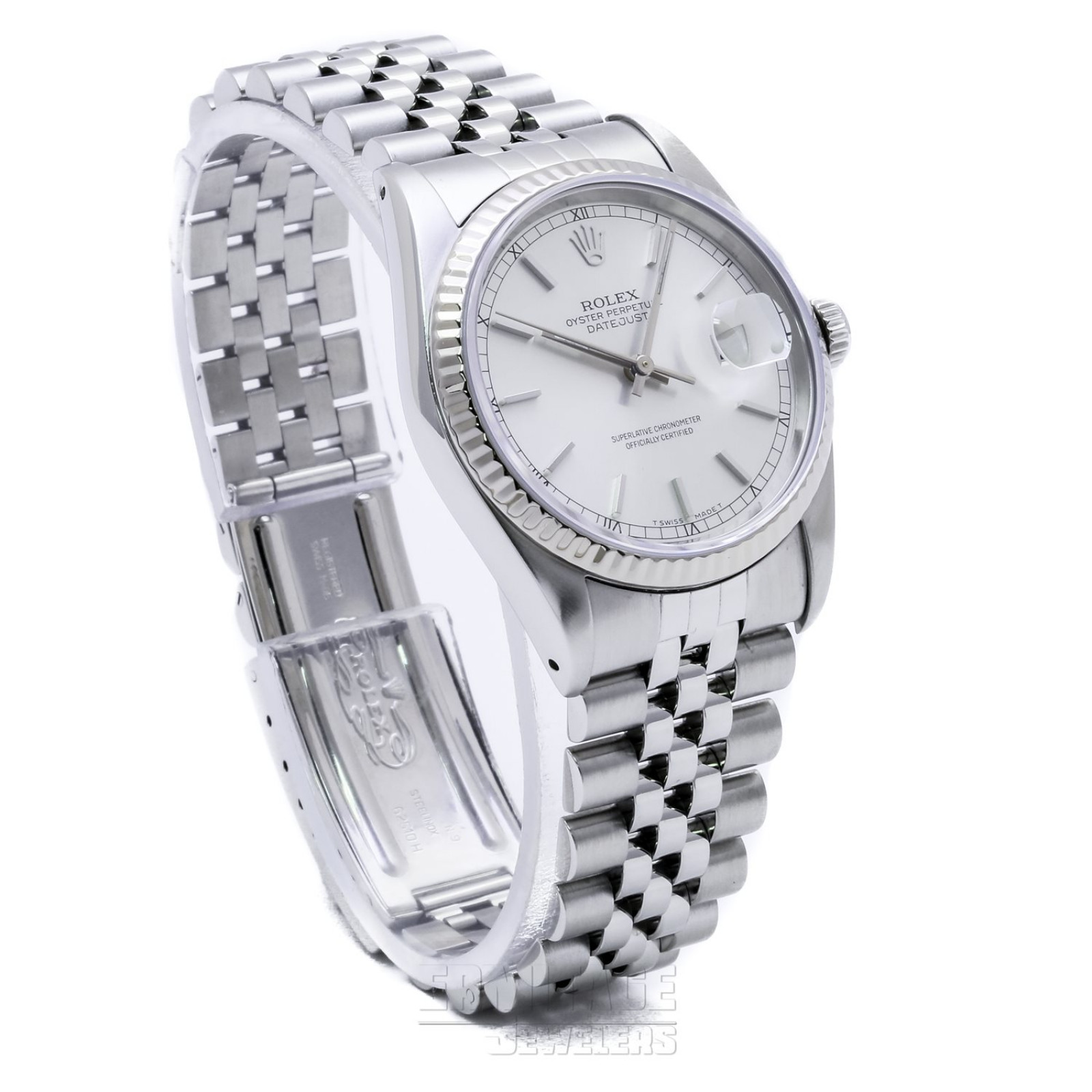 Rolex Datejust 16234 White Gold & Steel on Oyster