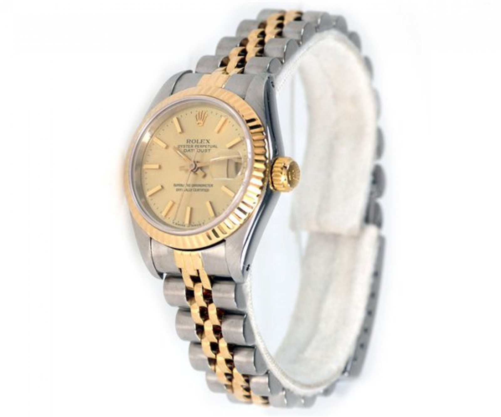 Rolex Datejust 69173 Gold & Steel With Champagne Dial