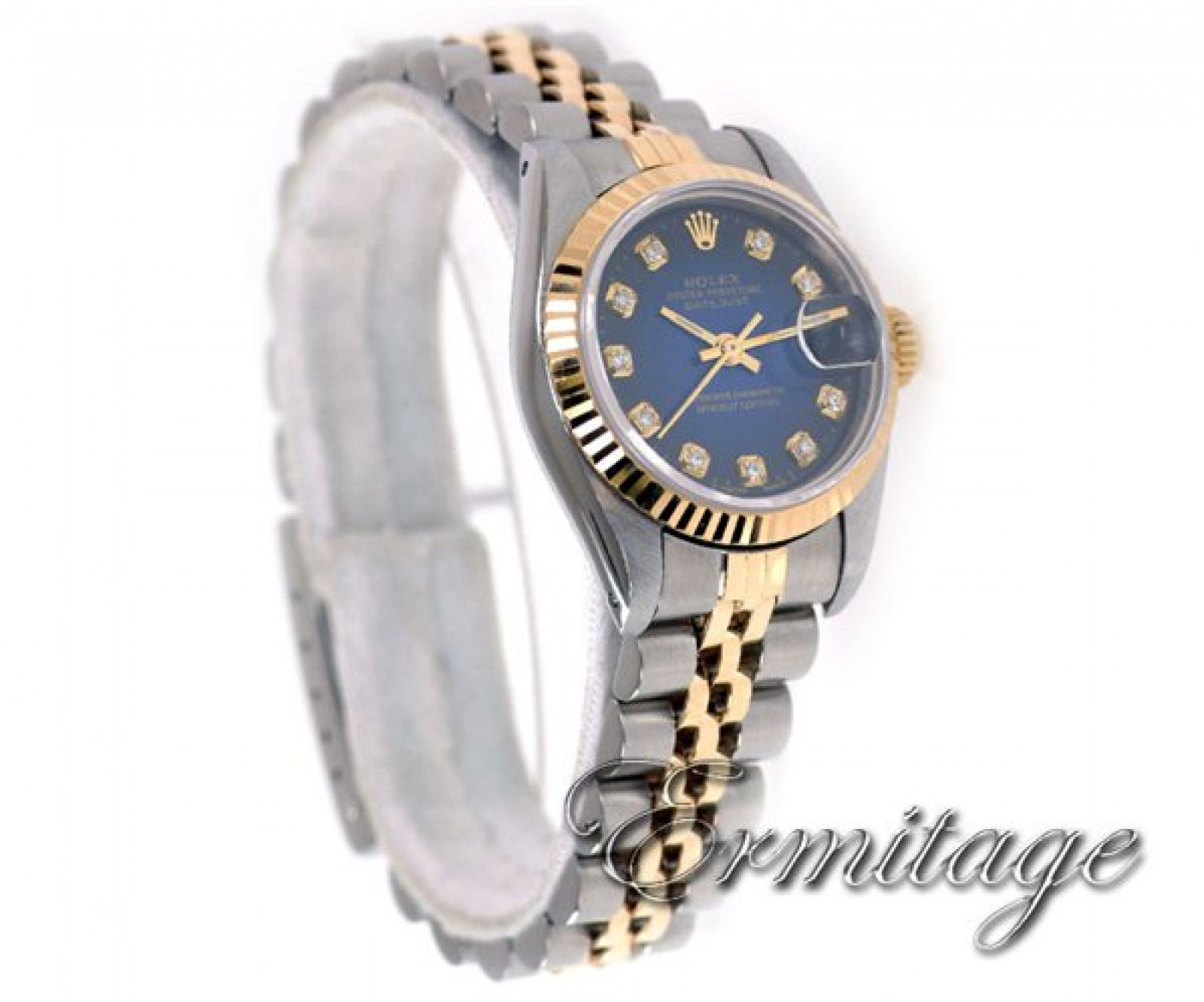 Rolex Datejust 69173 with Diamonds on Blue Dial