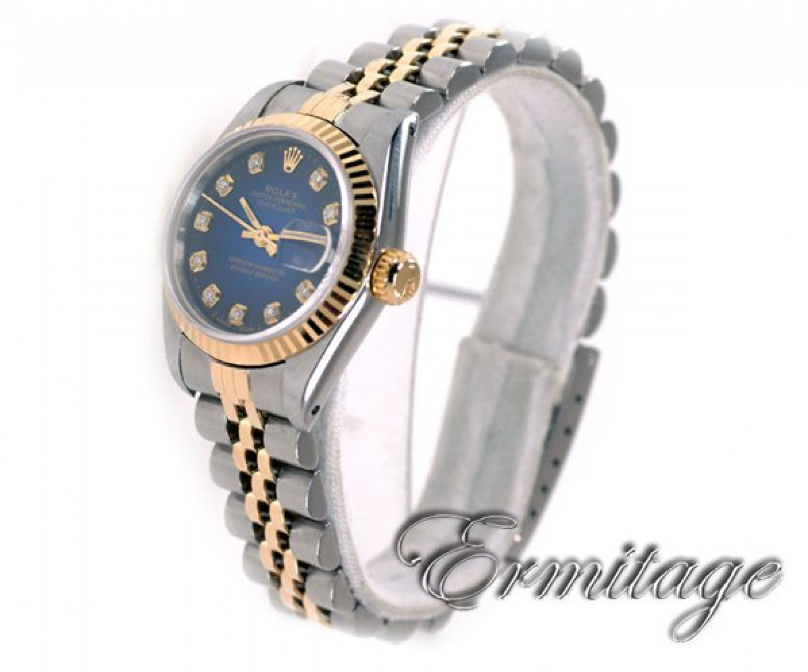 Rolex Datejust 69173 with Diamonds on Blue Dial