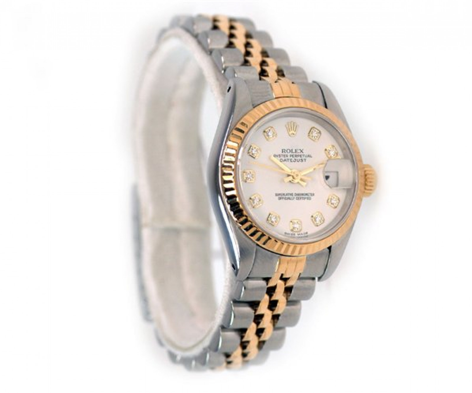 Pre-Owned Rolex Datejust 69173 with Diamonds