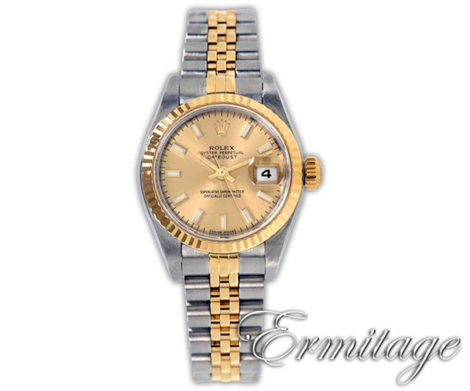 Rolex Datejust 79173 Gold & Steel With Champagne Dial