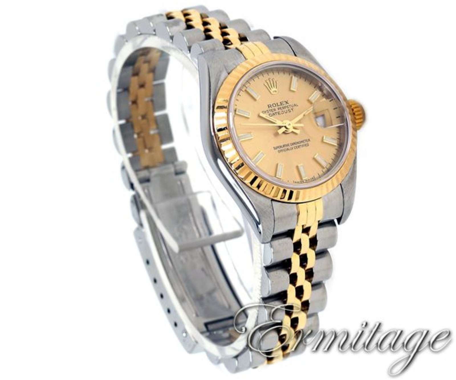 Rolex Datejust 79173 Gold & Steel With Champagne Dial