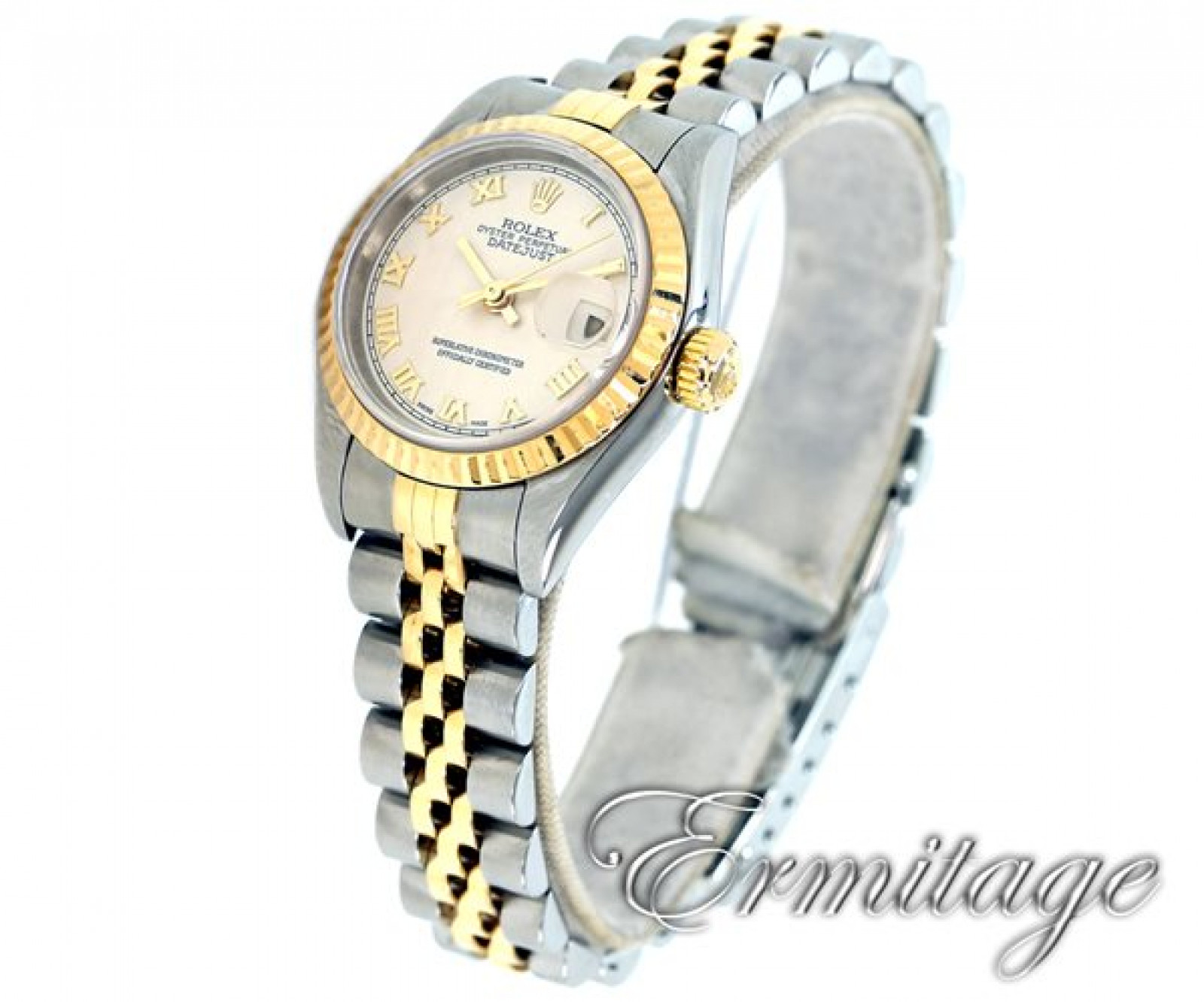Rolex Datejust 79173 Gold & Steel With Ivory Dial