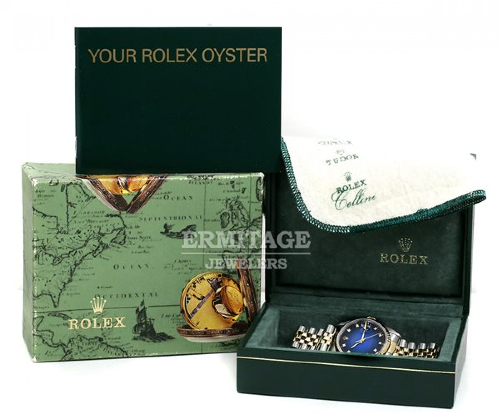 Rolex Datejust 16233 Gold & Steel with Diamonds