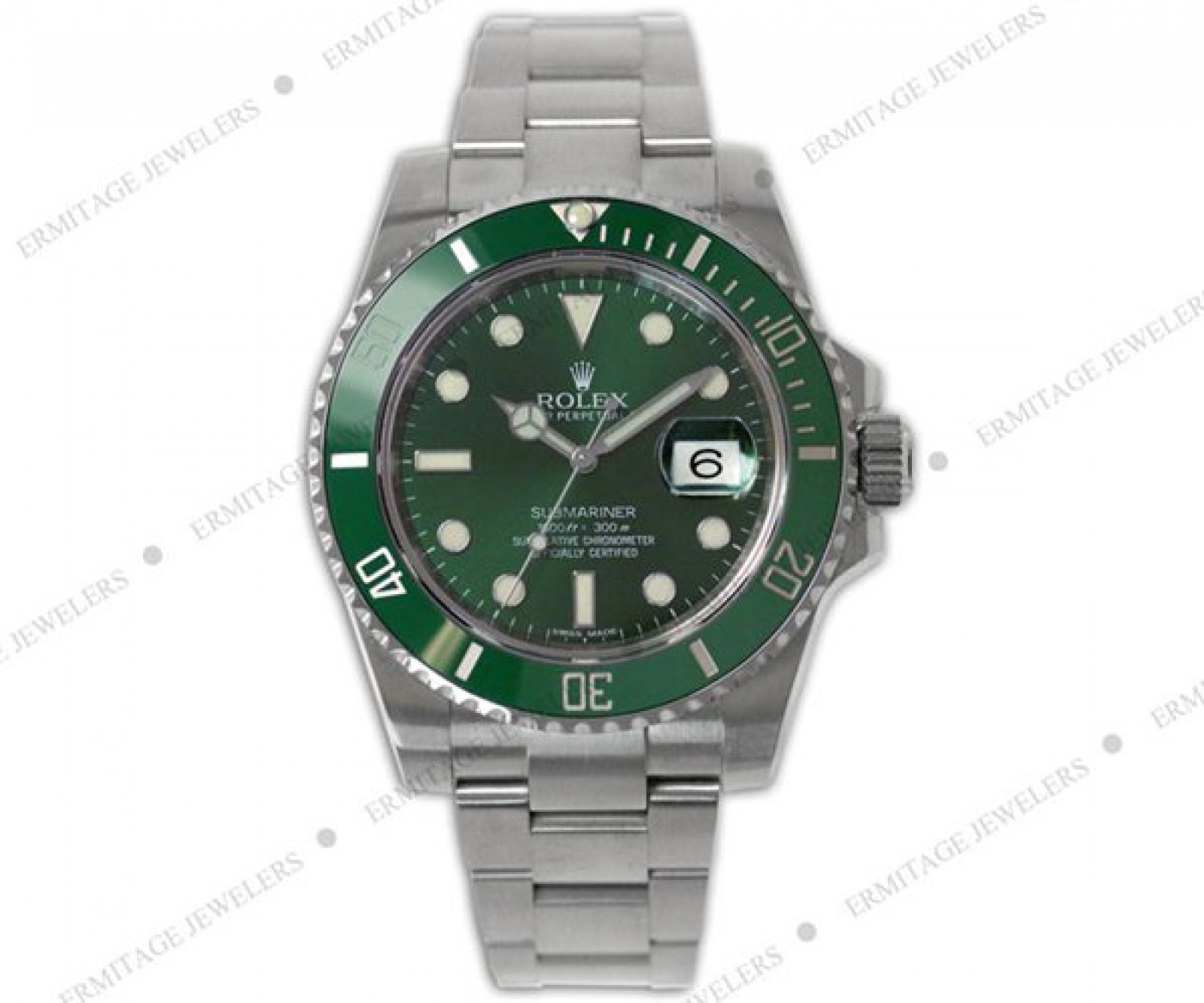 Pre-Owned Rolex Submariner 116610V Steel Year 2013