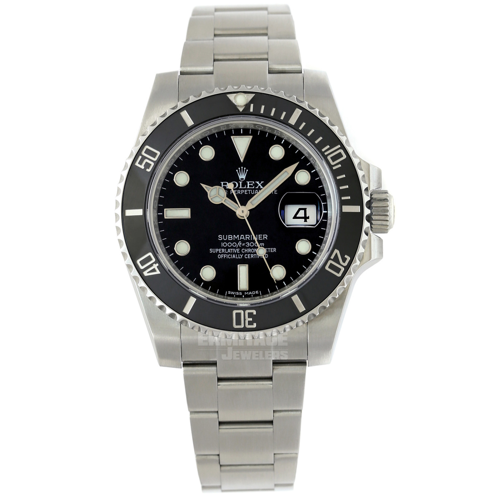 2016 Black Rolex Oyster Perpetual Submariner Ref. 116610