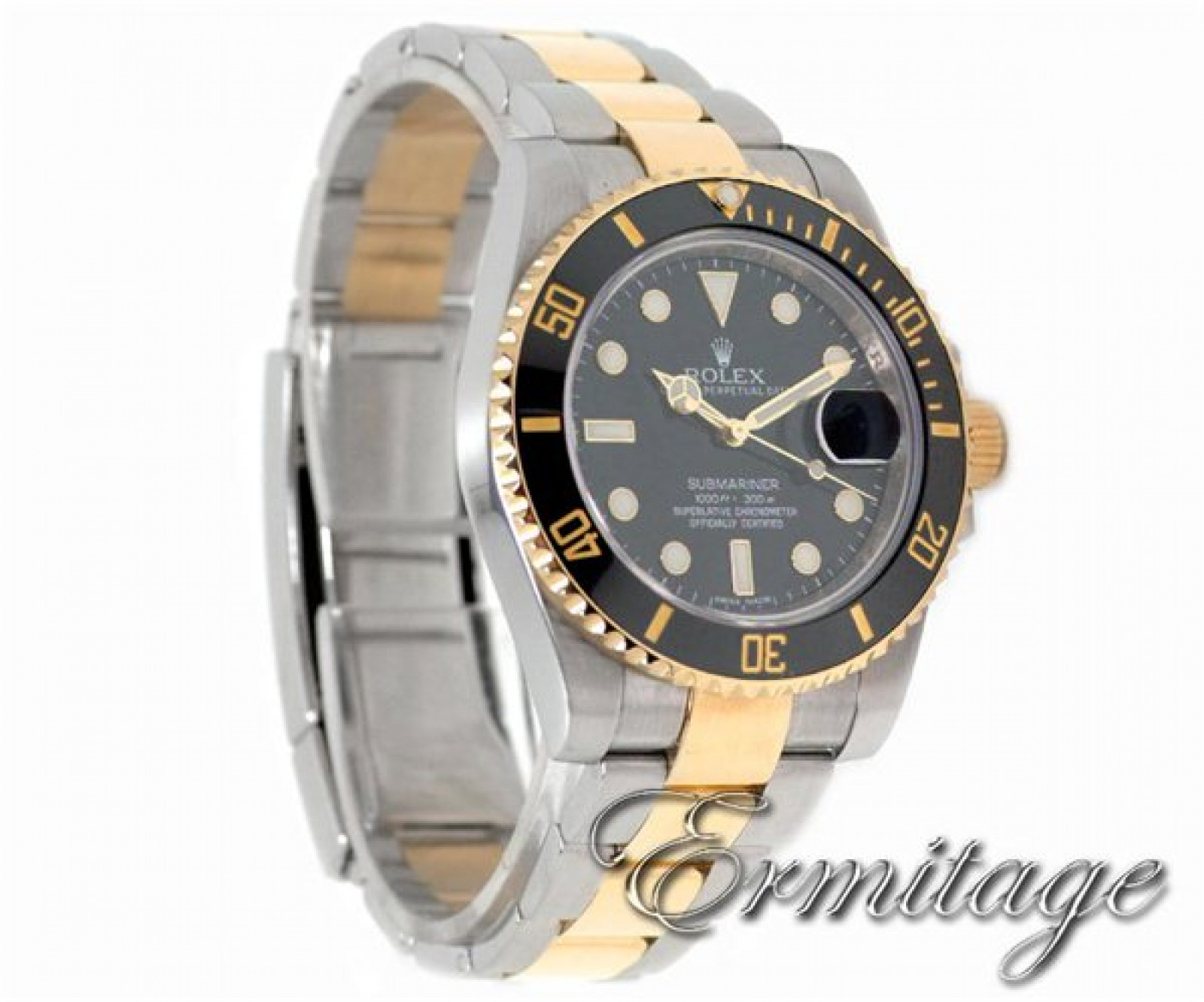 Rolex Submariner 116613 Gold & Steel Black 2012