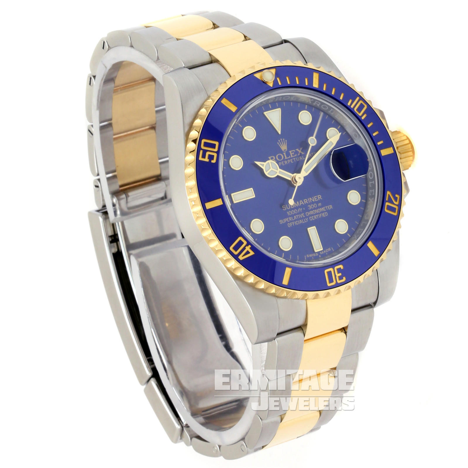 40 mm Rolex Submariner 116613 Gold & Steel on Oyster Pre-Owned