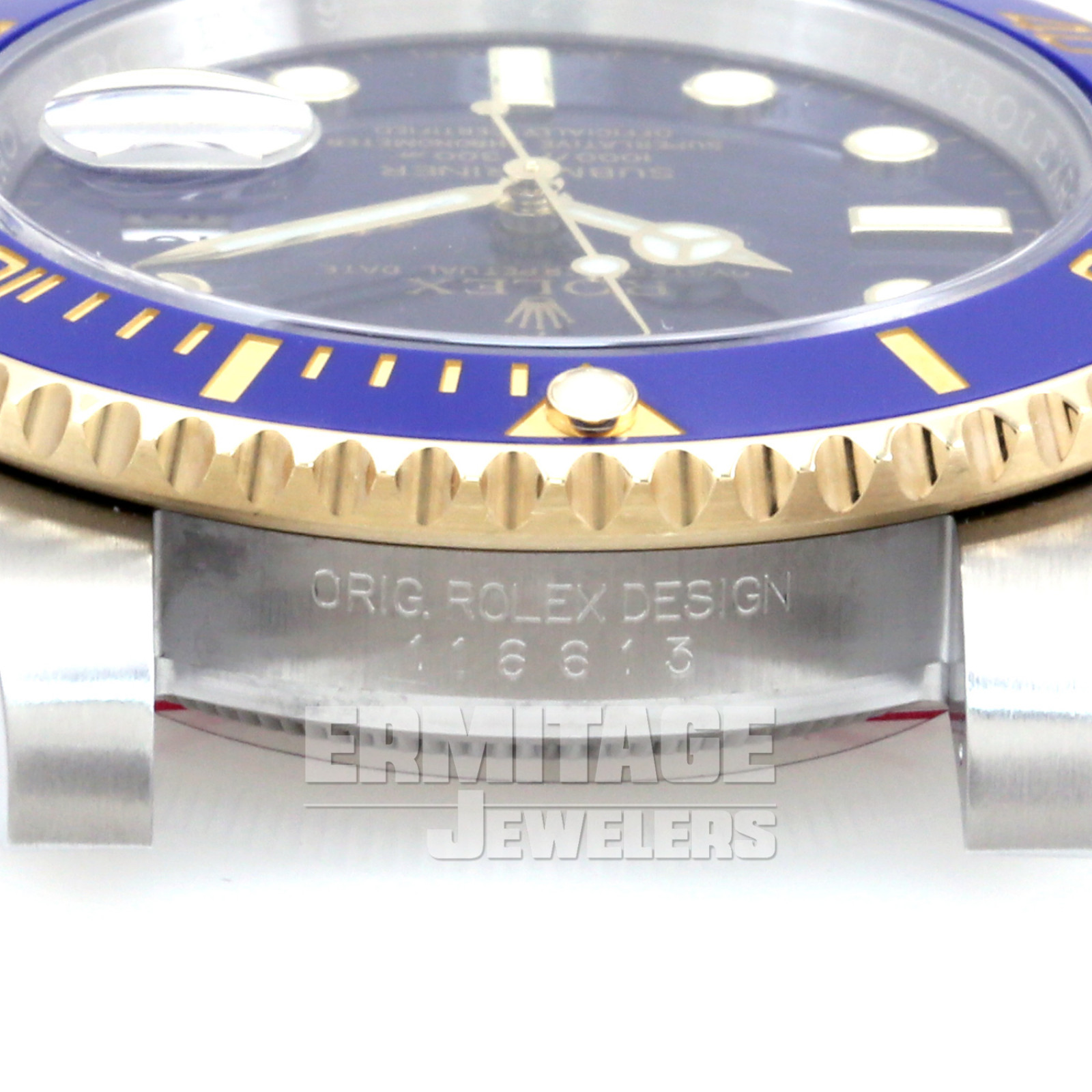 2015 Rolex Submariner 116613 Gold & Steel Blue