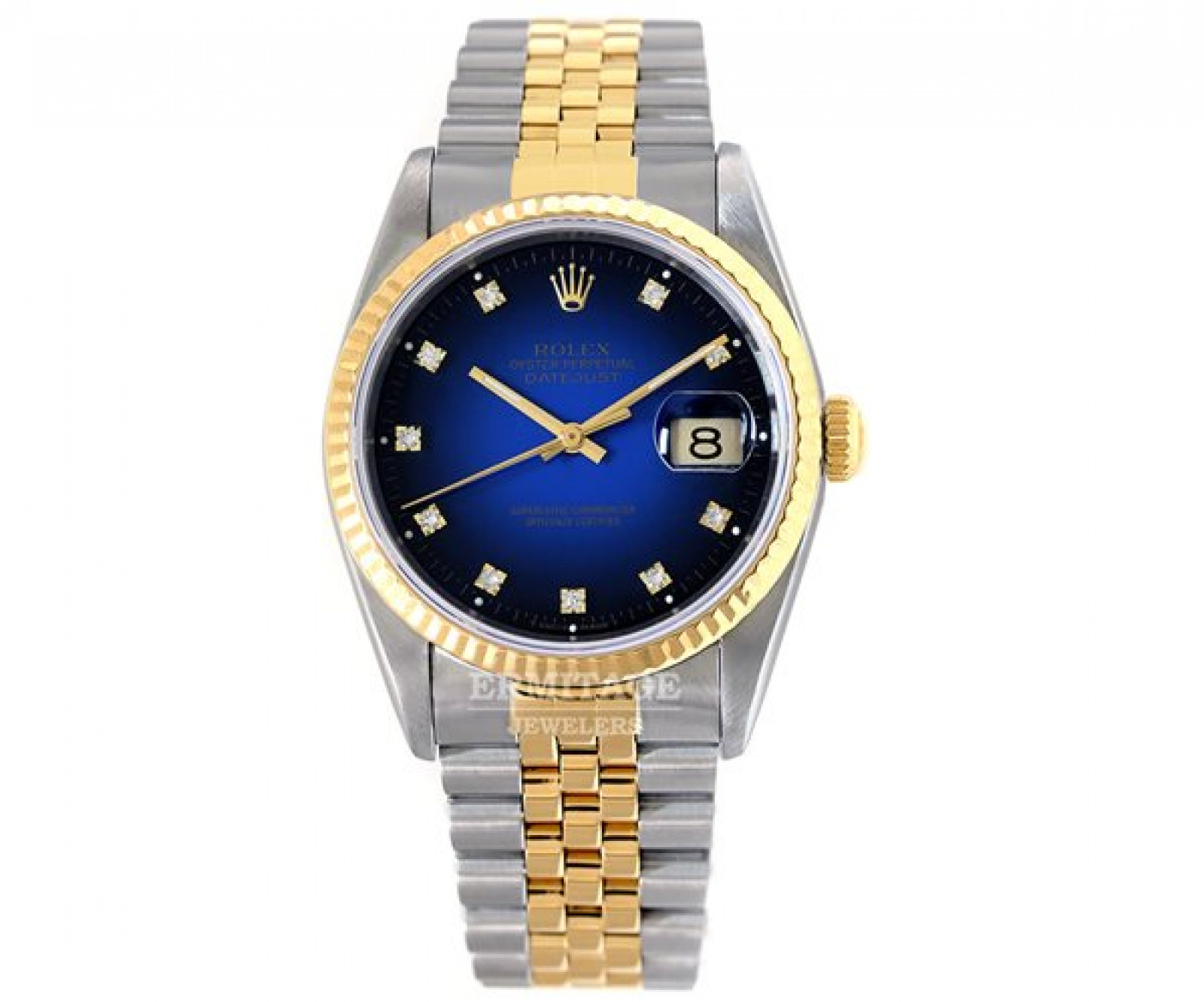 Rolex Datejust 16233 with Blue Dial & Roman Markers