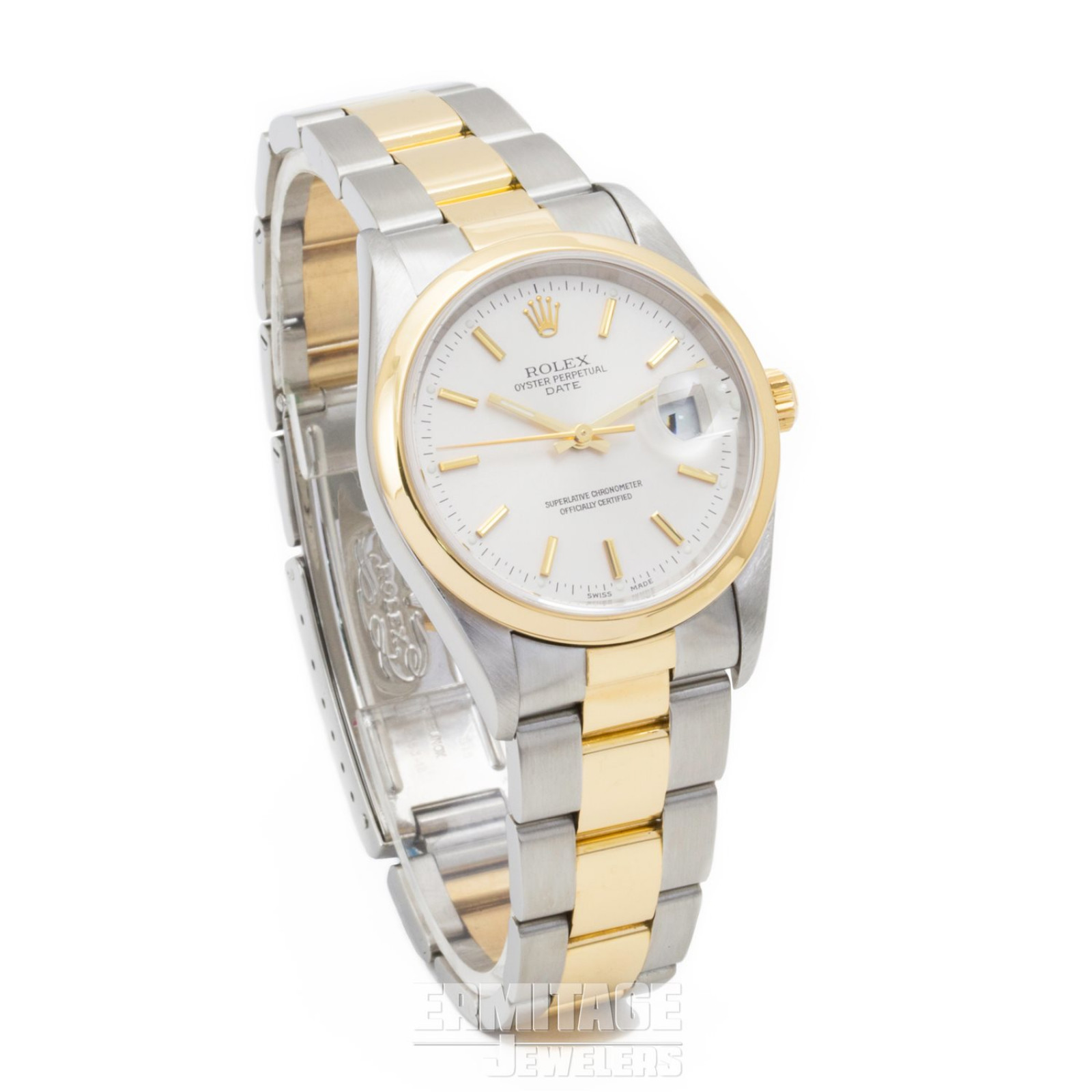 Gold & Steel on Oyster Rolex Date 15203 34 mm