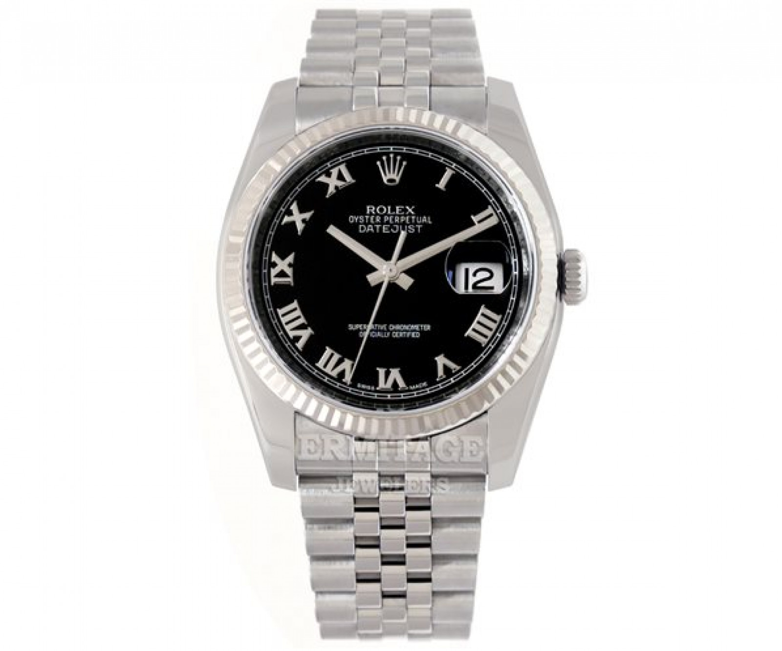 Rolex Datejust 116234 with Black Dial & Roman Markers