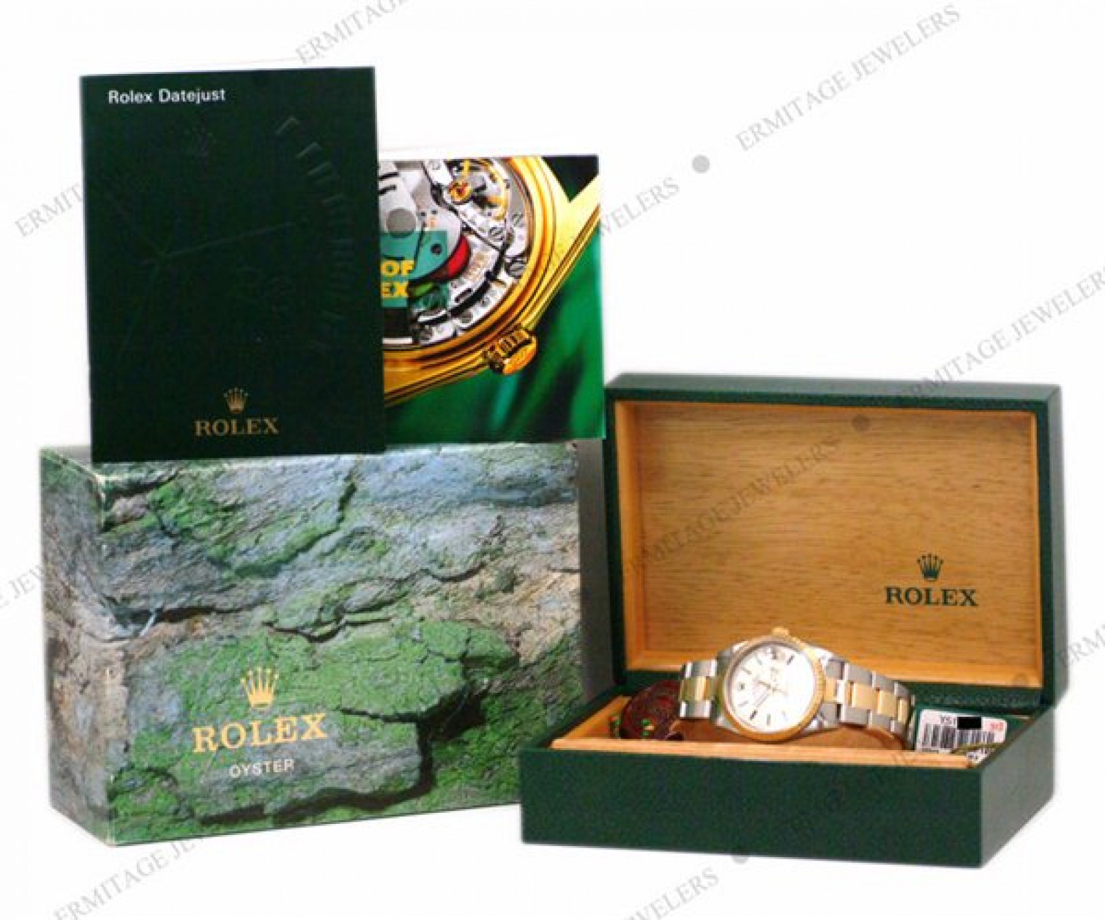 Rolex Date 15223 Gold & Steel Silver Dial 2003