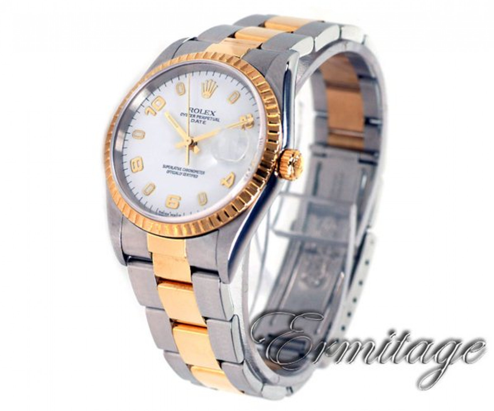 Rolex Oyster Perpetual Date 15223 Gold & Steel