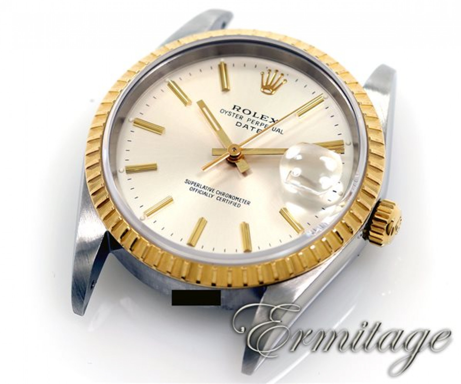 Rolex Date 15223 Gold & Steel Silver Dial 1997