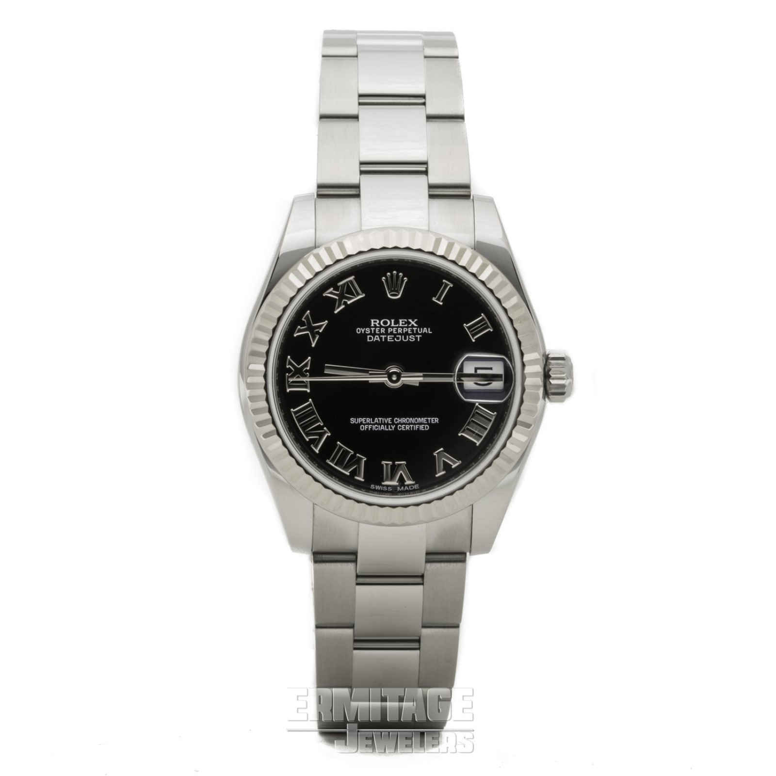 White Gold & Steel on Oyster Rolex Datejust 178274 31 mm