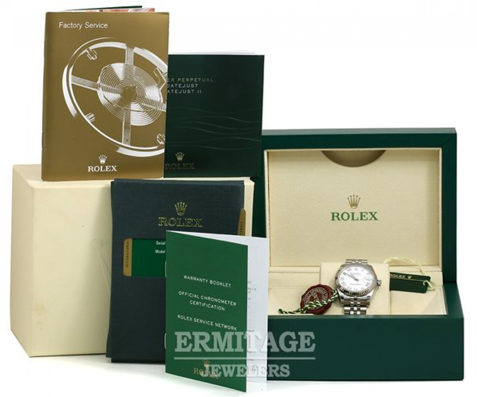 Rolex Datejust 178274 Steel with White Dial & Roman Markers