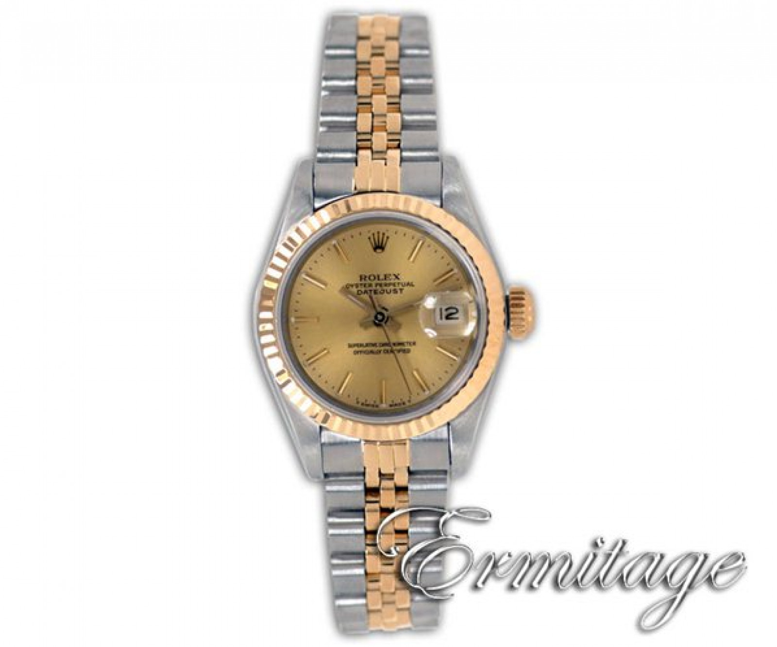Pre-Owned Gold & Steel Rolex Datejust 69173 Year 1988