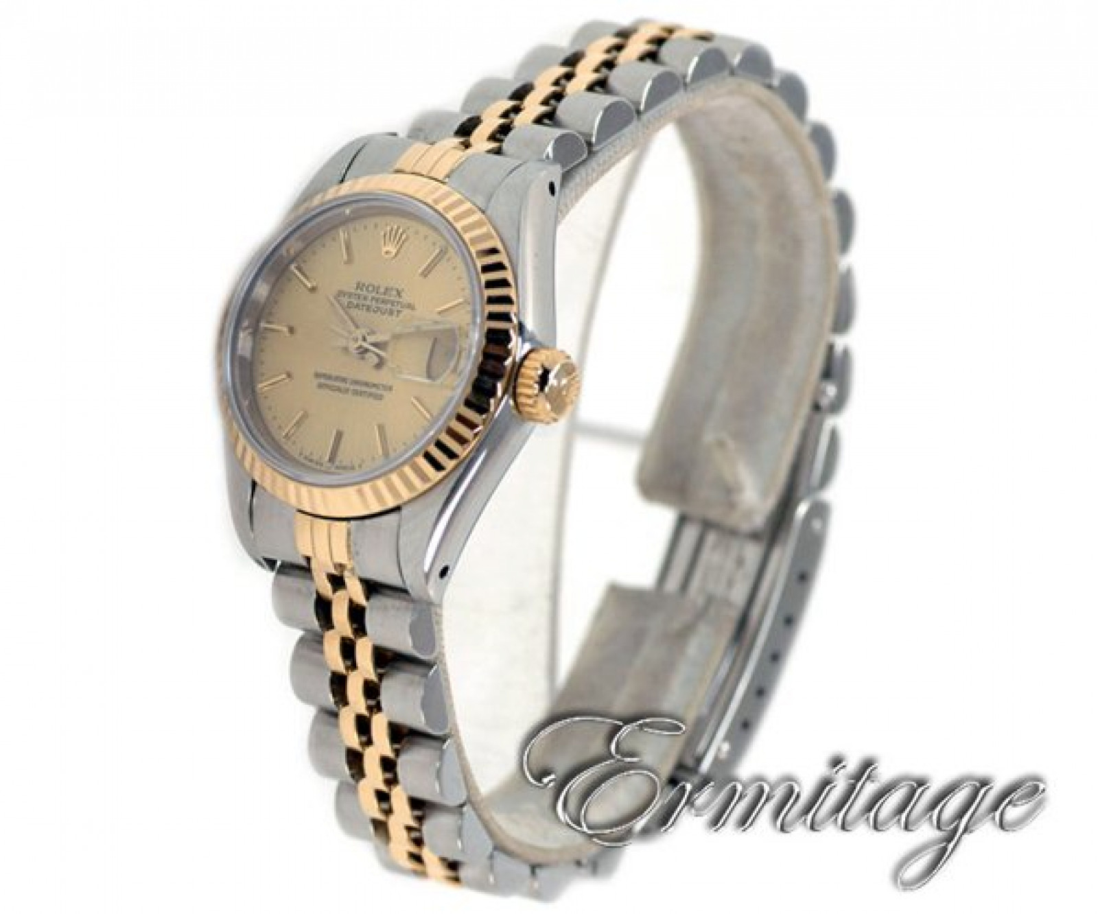 Pre-Owned Gold & Steel Rolex Datejust 69173 Year 1988