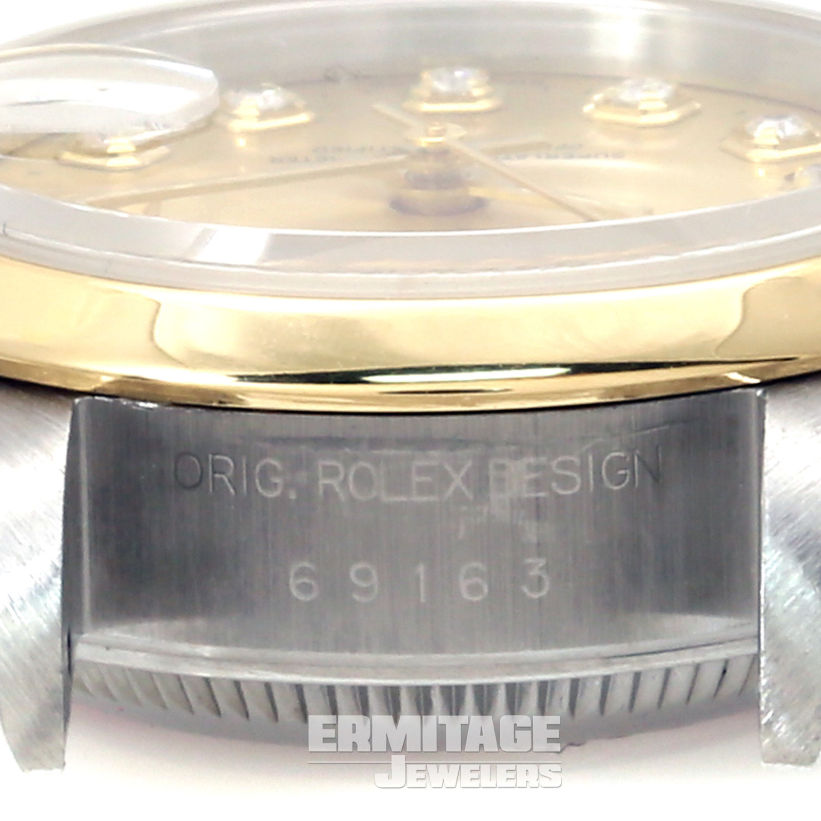 Rolex Datejust 69163 with Champagne Dial