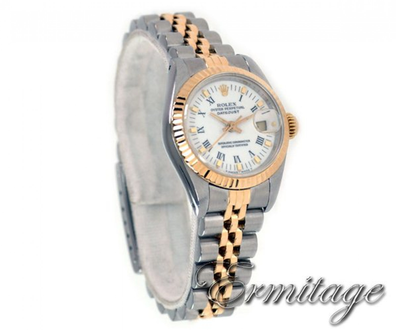 Rolex Datejust 69173 Gold & Steel with White Dial Year 1987
