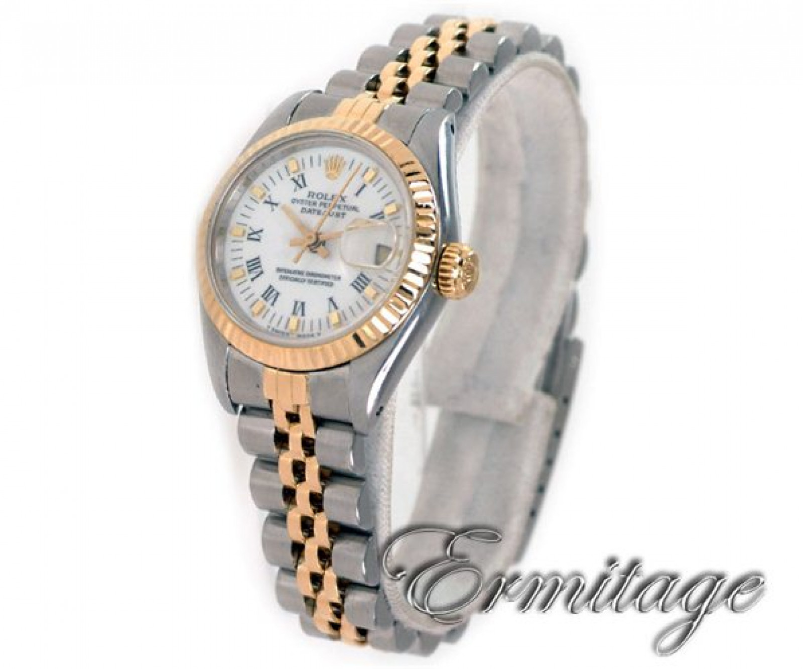Rolex Datejust 69173 Gold & Steel with White Dial Year 1987