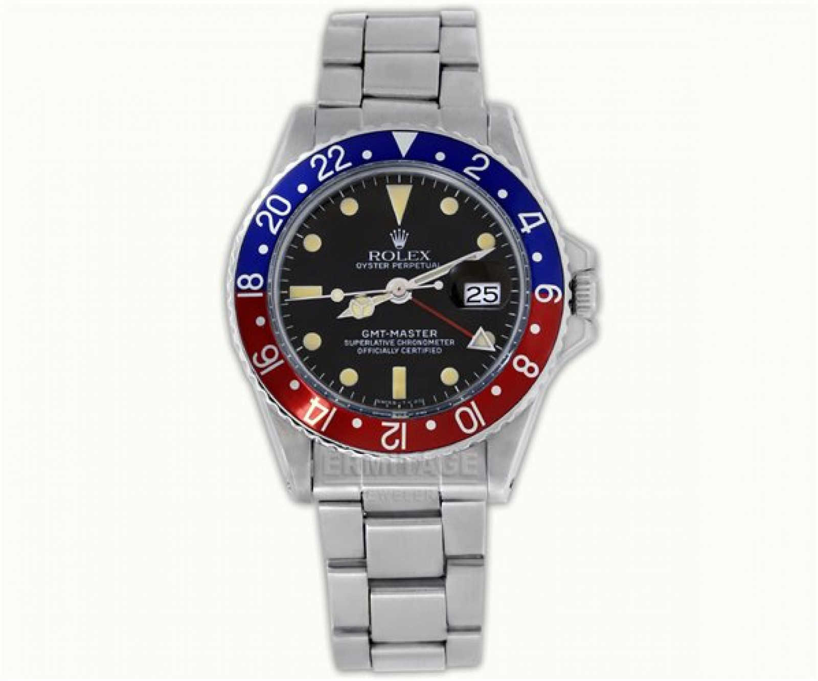 Vintage Rolex GMT-Master 1675 Steel Year 1968 with Black Dial 1968