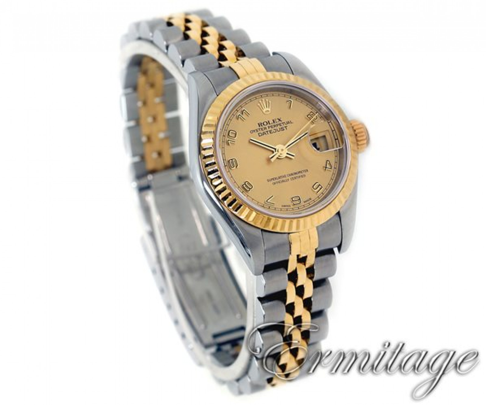 Pre-Owned Gold & Steel Rolex Datejust 79173 Year 2001
