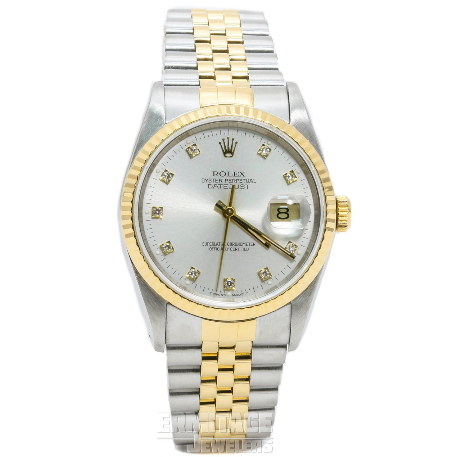 Rolex Datejust 16233 with Silver Dial