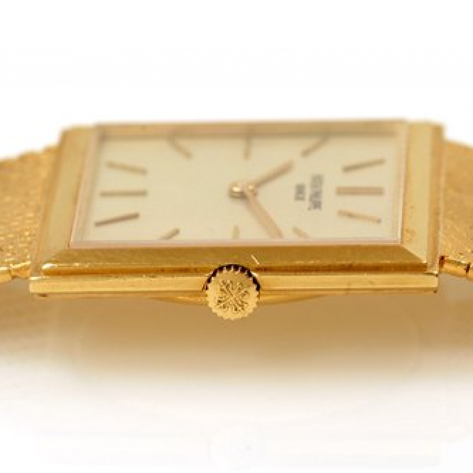 Patek Philippe Square Case 3490/1J Gold Watch