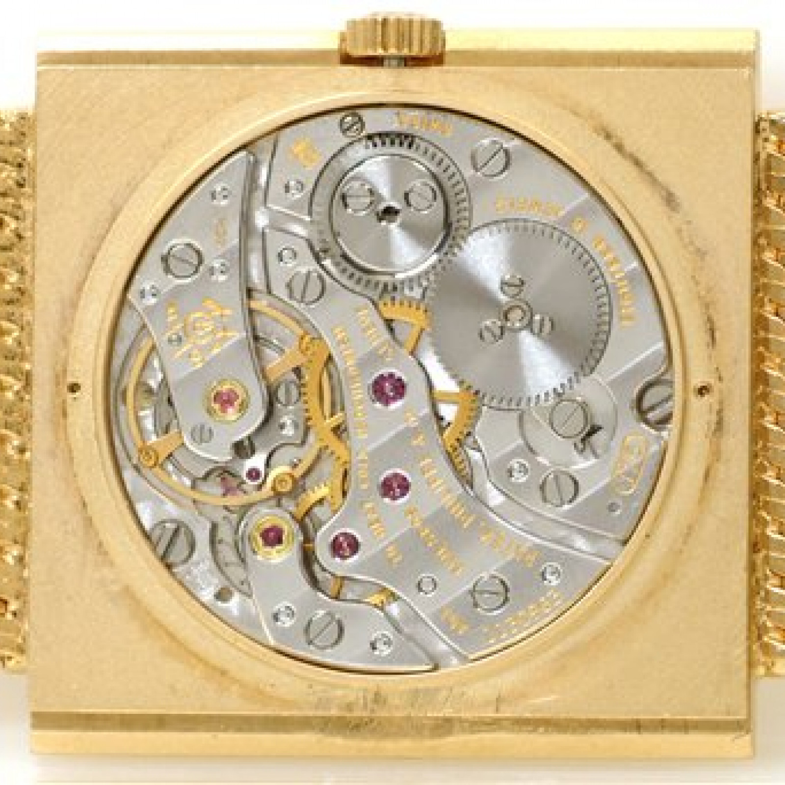 Patek Philippe Square Case 3490/1J Gold Watch