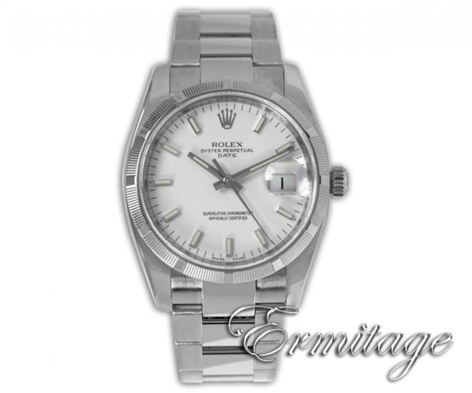 Rolex Date 115210 Steel White 2008