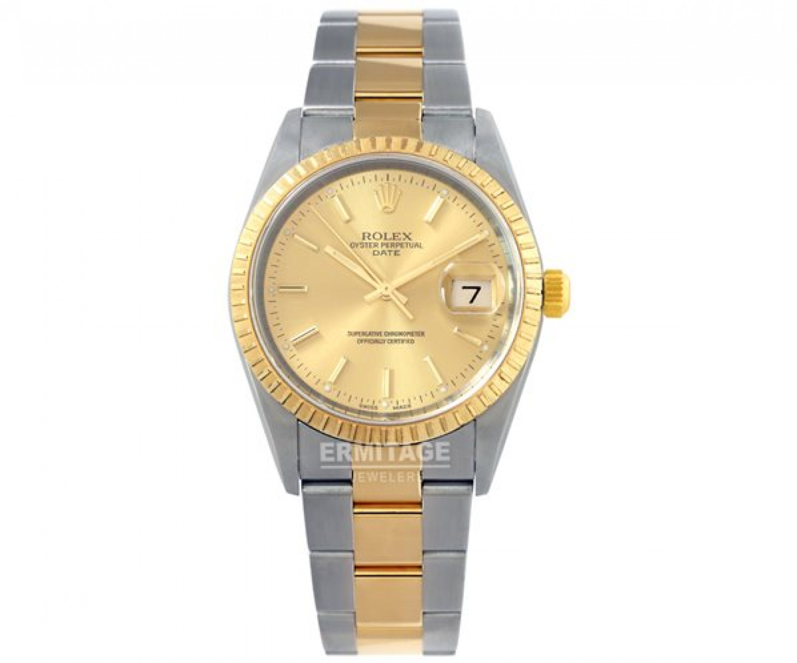 Gold Rolex Oyster Perpetual Date 15223