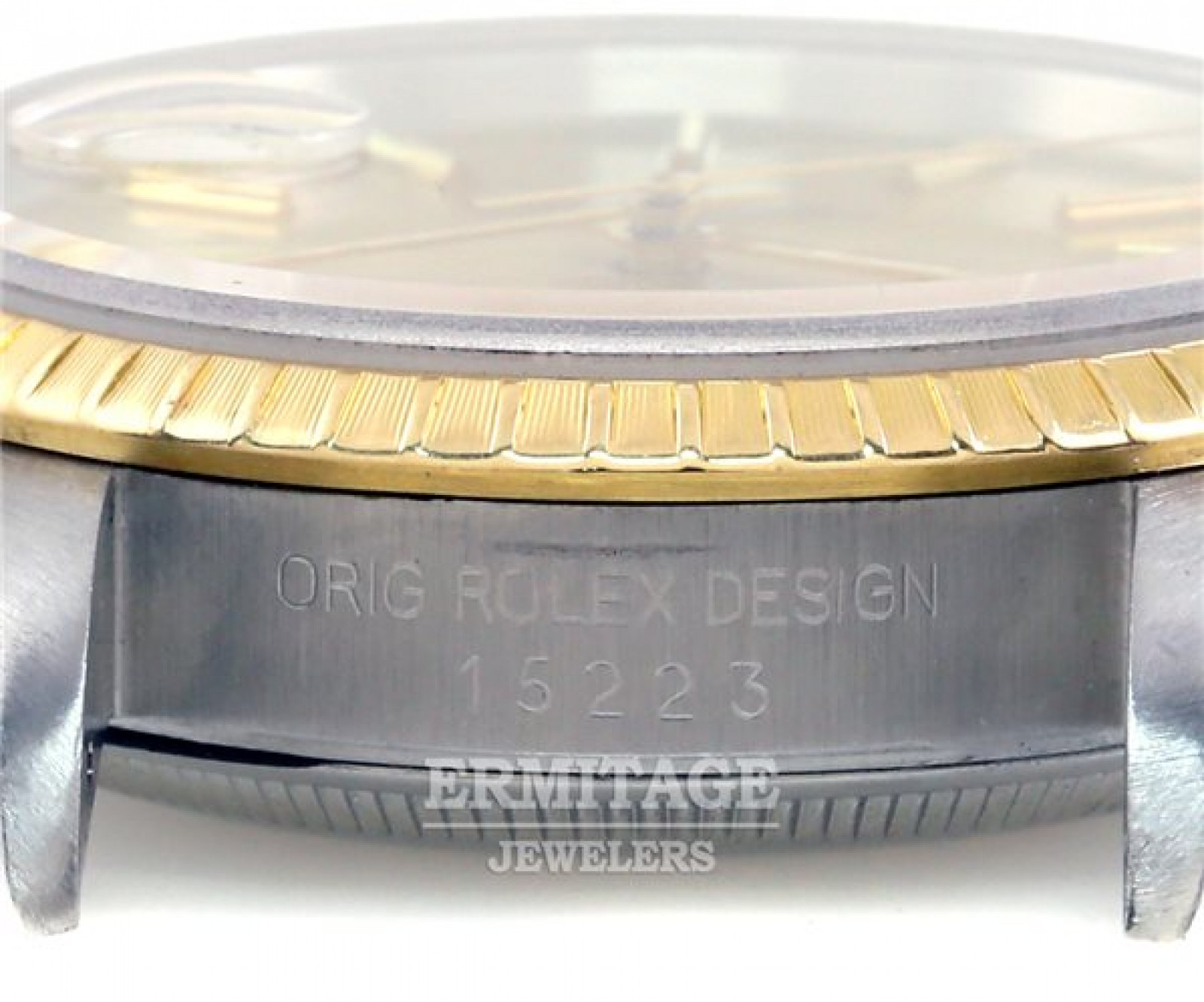 Pre-Owned Rolex Oyster Perpetual Date 15223 Gold & Steel