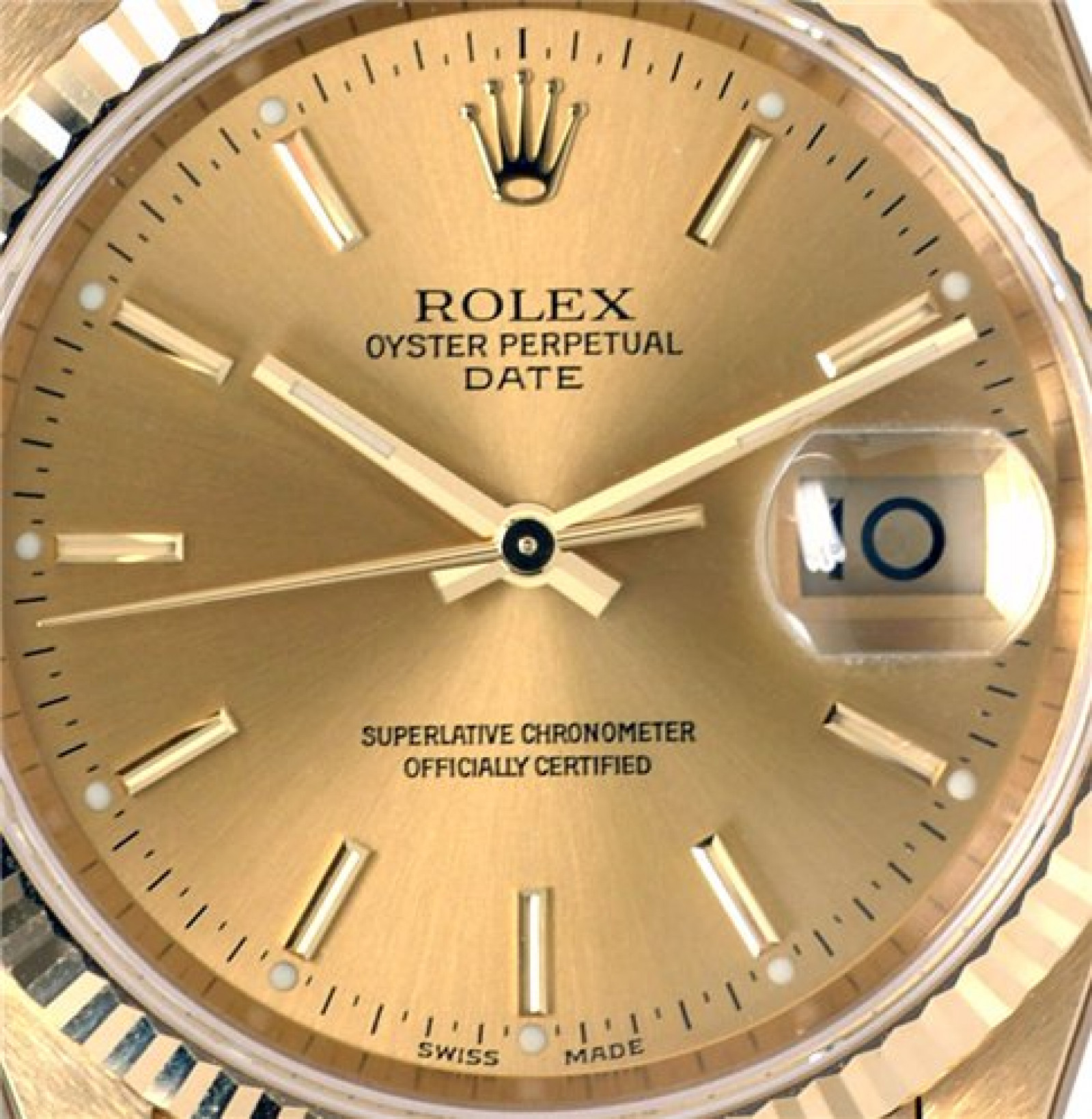 Rolex Date 15238 Gold Champagne 2005