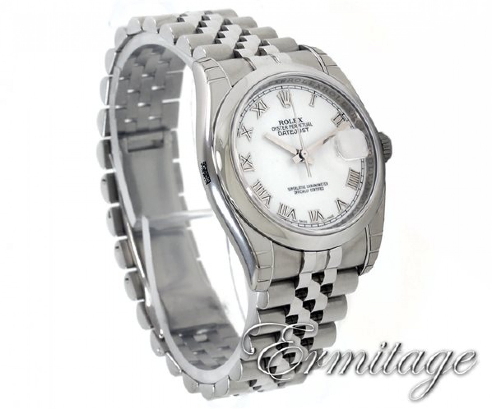 Rolex Datejust 116200 Steel with White Dial & Roman Markers