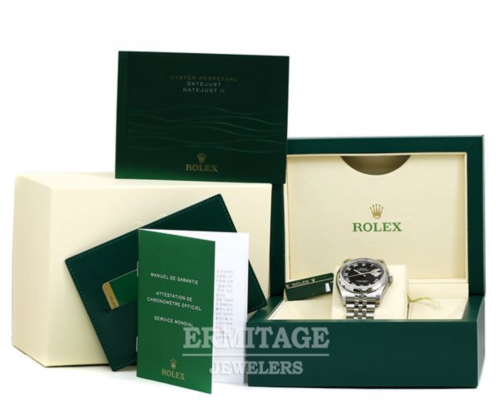 Rolex Datejust 116200 Steel with Black Dial & Roman Markers
