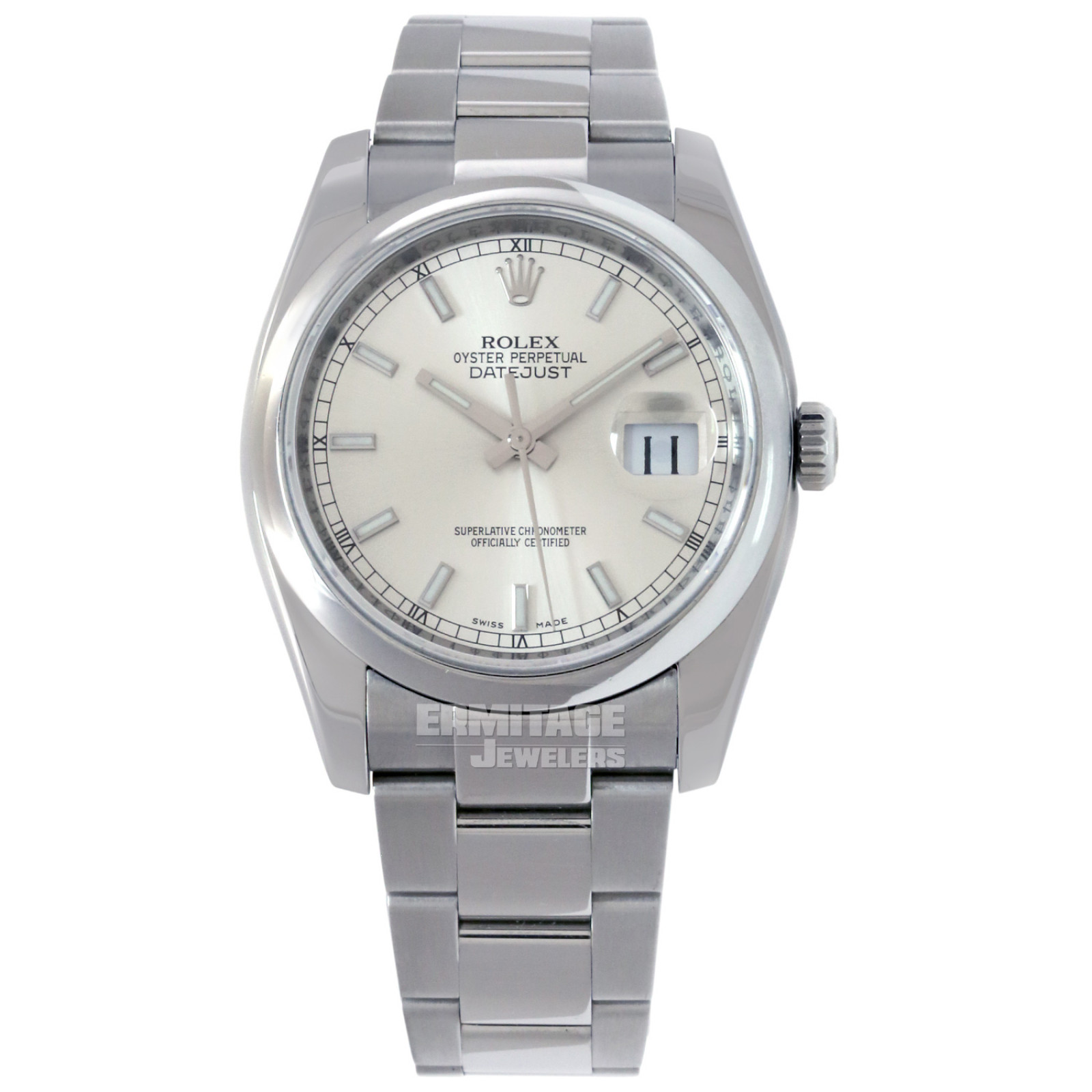 Steel on Oyster Rolex Datejust 116200 36 mm