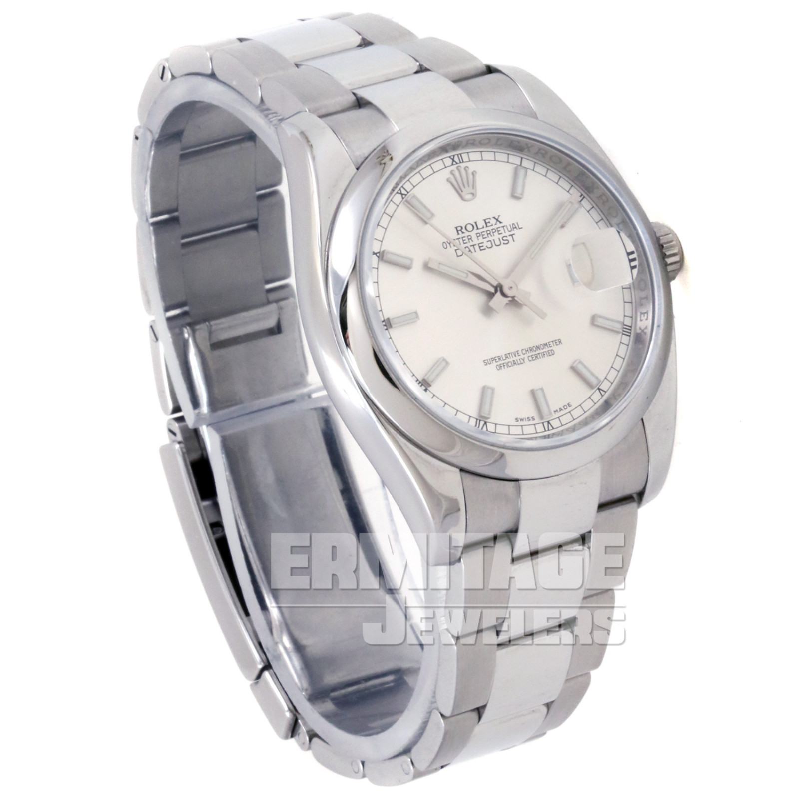 Steel on Oyster Rolex Datejust 116200 36 mm