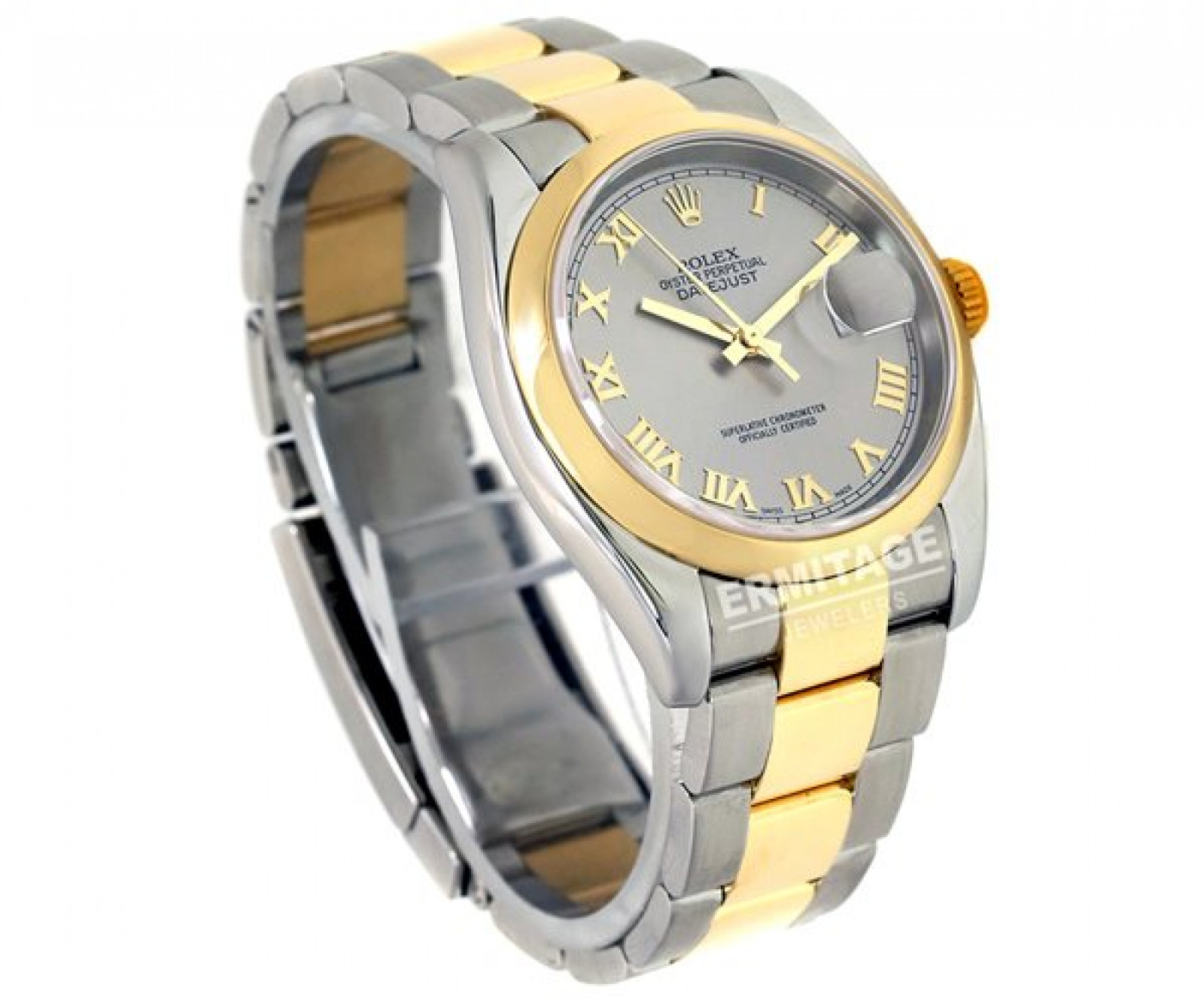 Rolex Datejust 116203 Gold & Steel Dark Grey