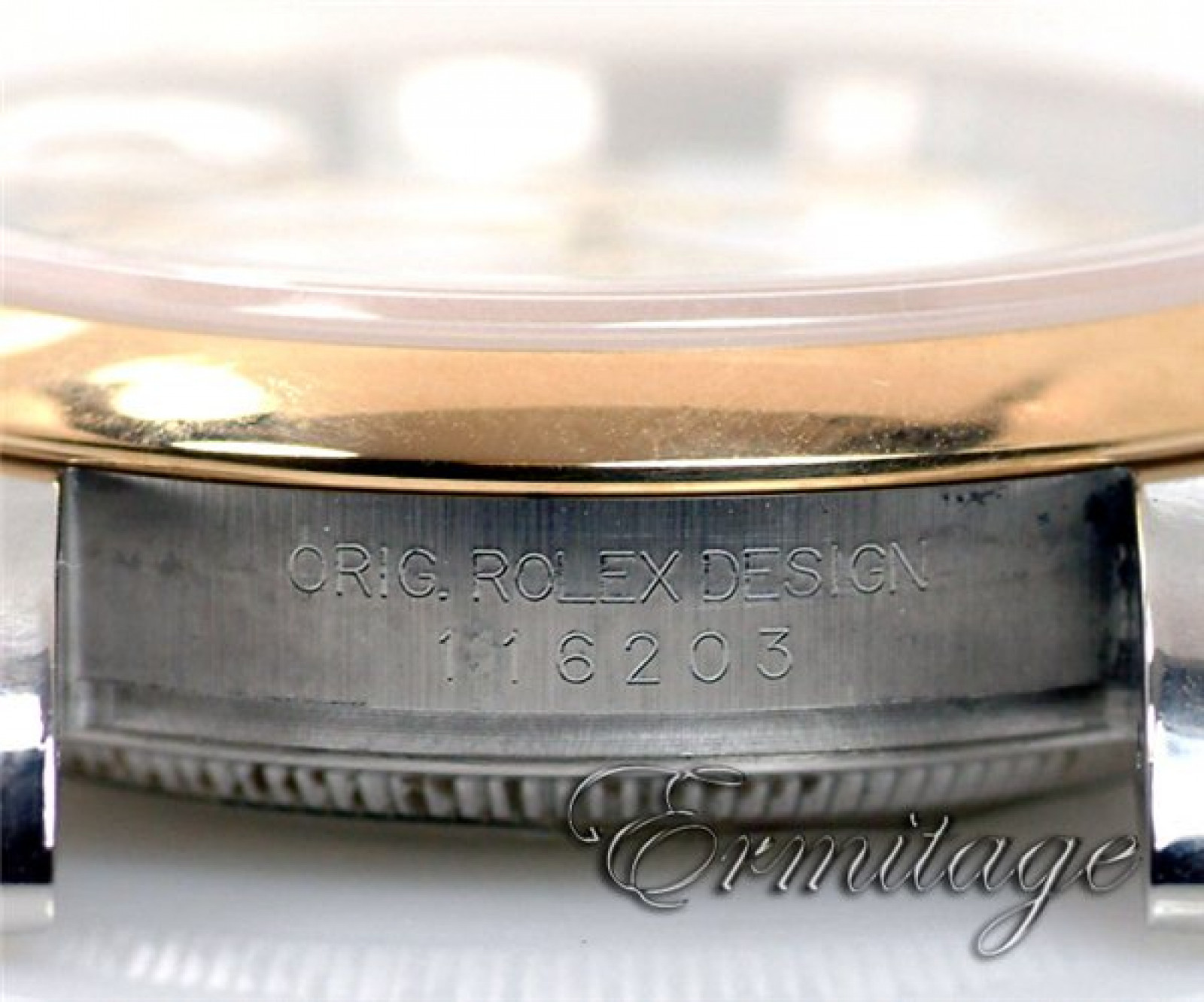 Rolex Datejust 116203 Gold & Steel White