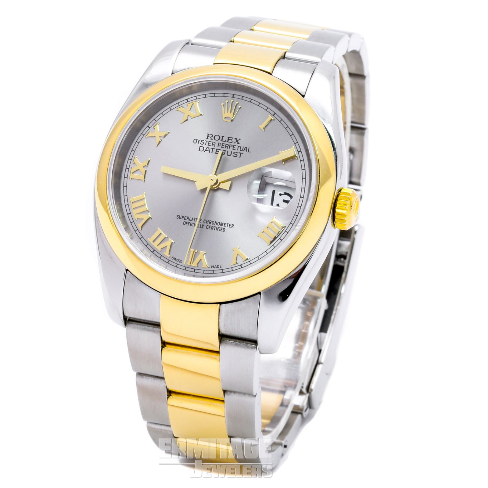 Gold & Steel on Oyster Rolex Datejust 116203 36 mm