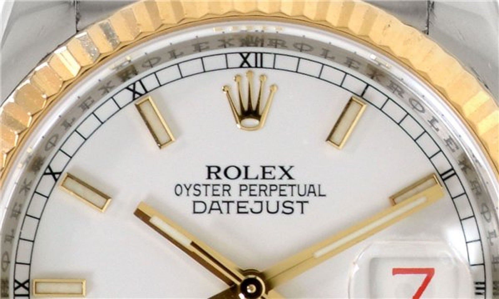 Rolex Datejust 116233 Gold & Steel White Luminous
