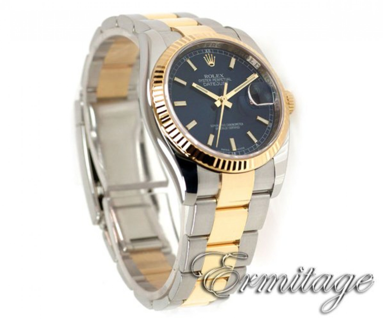 Rolex Datejust 116233 Gold & Steel Blue