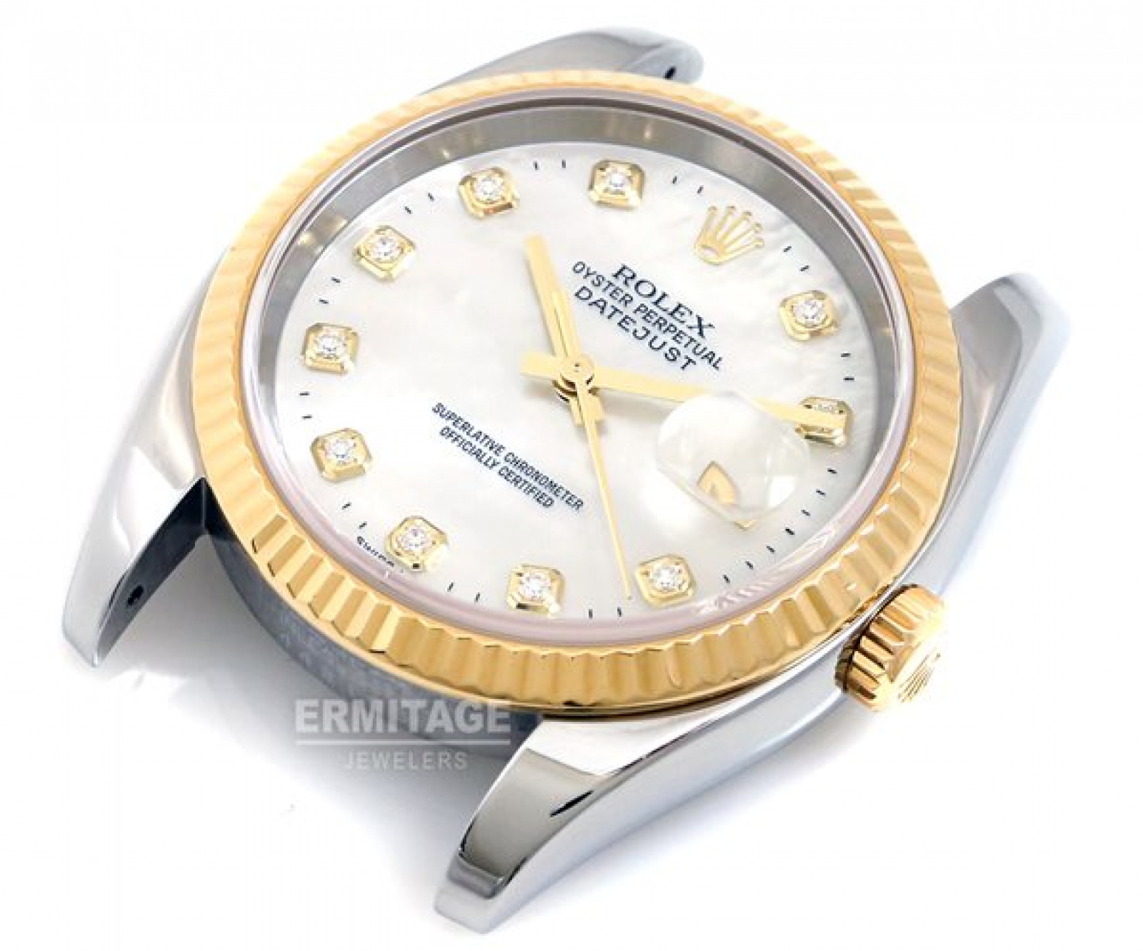 Rolex Datejust 116233 with Diamonds on White Dial