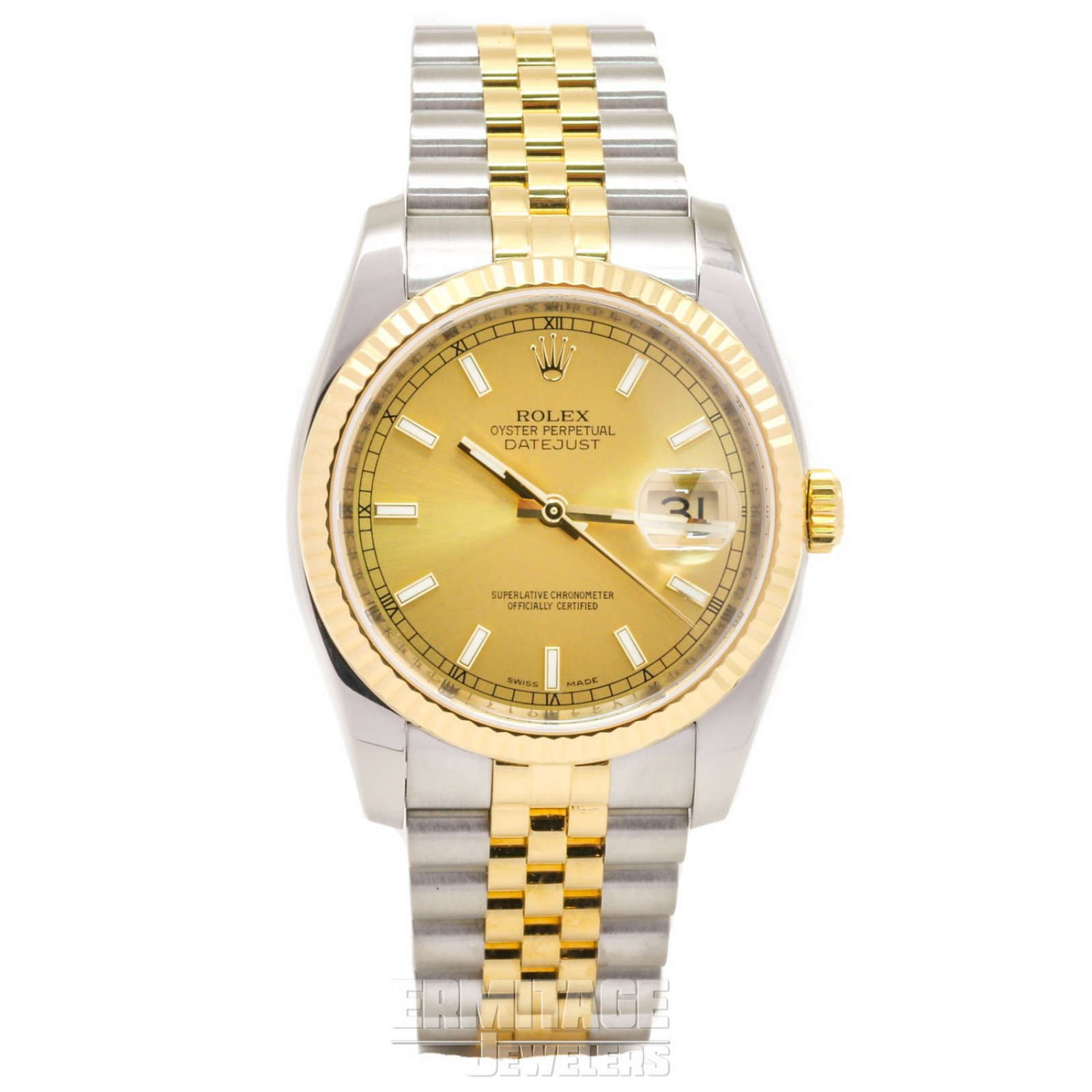 Pre-Owned Rolex Datejust 116233 with Champagne Dial